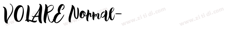 VOLARE Normal字体转换